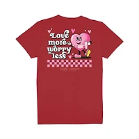 Youth Love More, Worry Less Short Sleeve T-Shirt