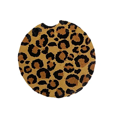 Leopard Print Car Coaster