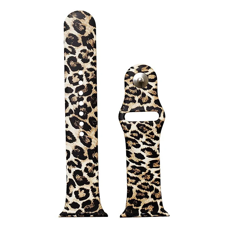 Hazed Animal Print Beige Watchband