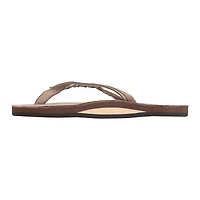 Ladies Flirty Braidy Single Layer Premier Leather Sandal