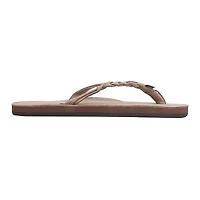 Ladies Flirty Braidy Single Layer Premier Leather Sandal
