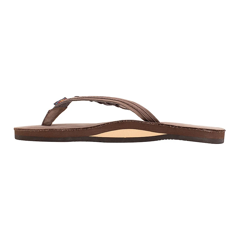Ladies Flirty Braidy Single Layer Premier Leather Sandal