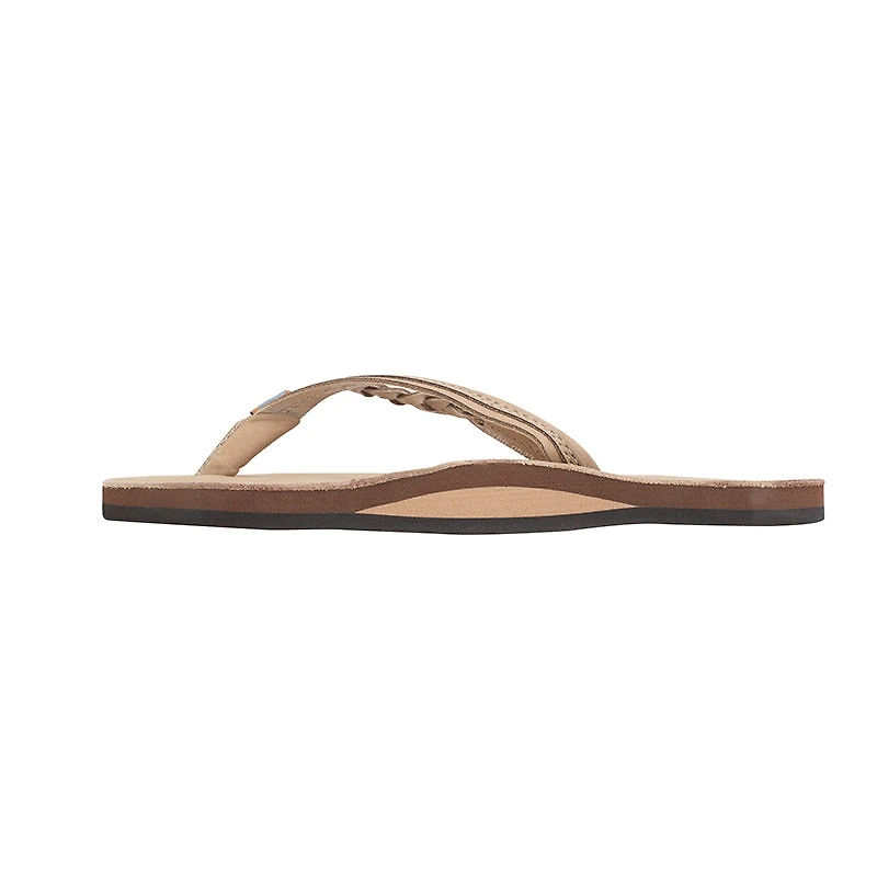 Ladies Flirty Braidy Single Layer Premier Leather Sandal