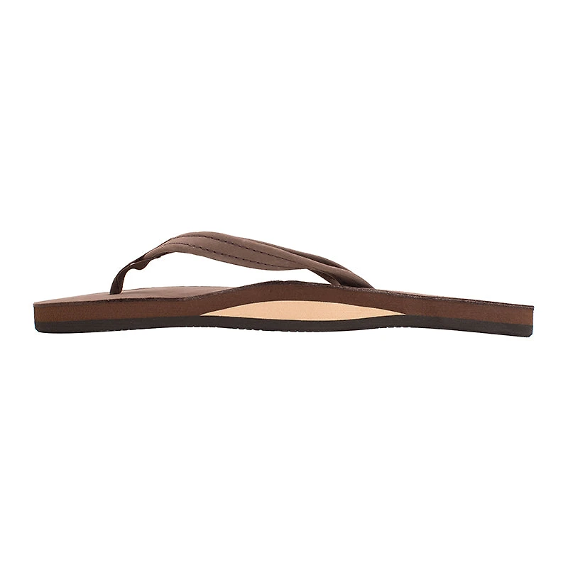 Ladies Single Layer Narrow Strap Premier Leather Sandal