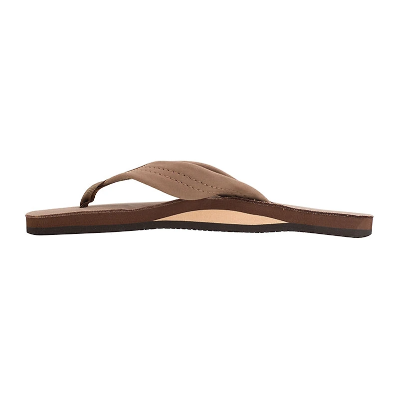 Ladies Single Layer Wide Strap Premier Leather Sandal