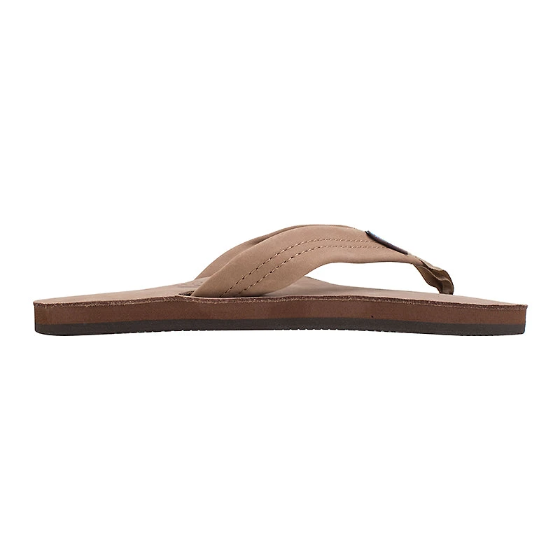 Ladies Single Layer Wide Strap Premier Leather Sandal