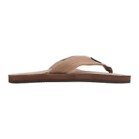 Ladies Single Layer Wide Strap Premier Leather Sandal