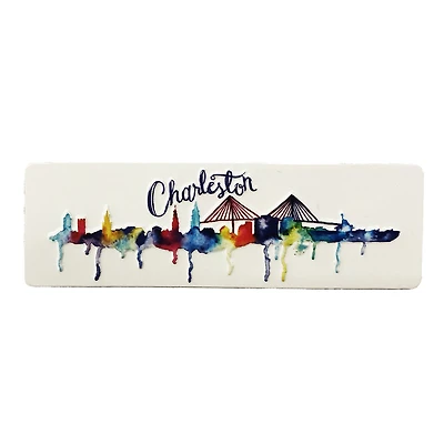 Metal Skyline Magnet