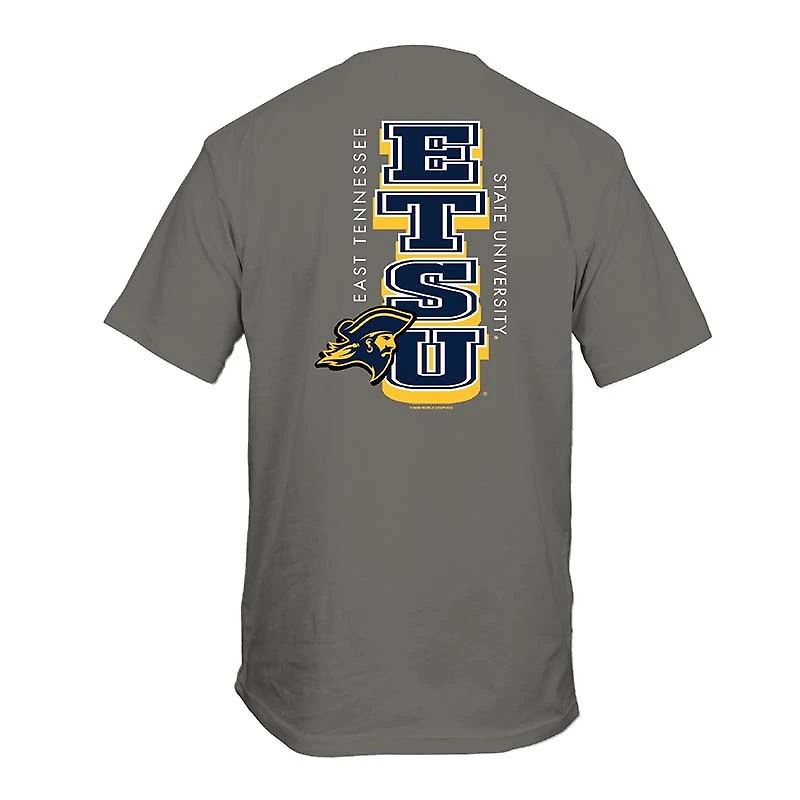 ETSU Retro Vertical Short Sleeve T-Shirt