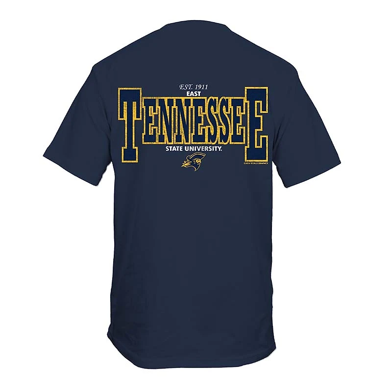 ETSU Retro Horizontal Short Sleeve T-Shirt