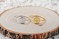 Compass Ring Silver