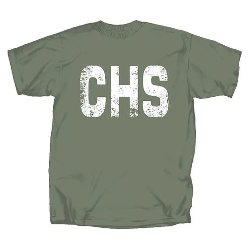 Distressed CHS Airport Code Short Sleeve T-Shirt