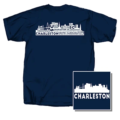 Charleston Word Cloud Short Sleeve T-Shirt