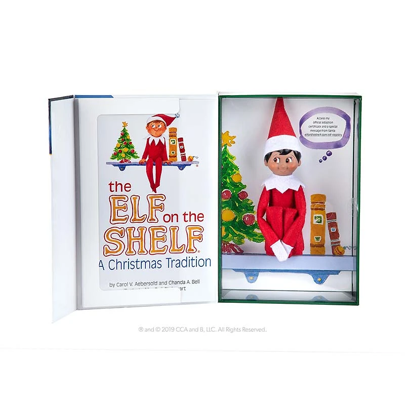 The Elf on the Shelf® A Christmas Tradition Book Set with Boy with Eyes