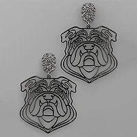 Filigree Bulldog Earrings