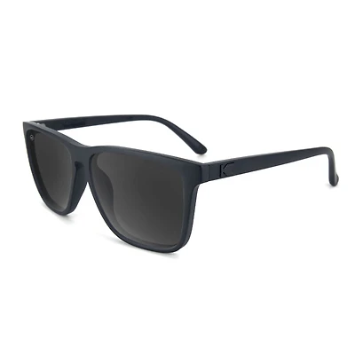 Knockaround® Fast Lanes Sunglasses Matte Black on Black Smoke