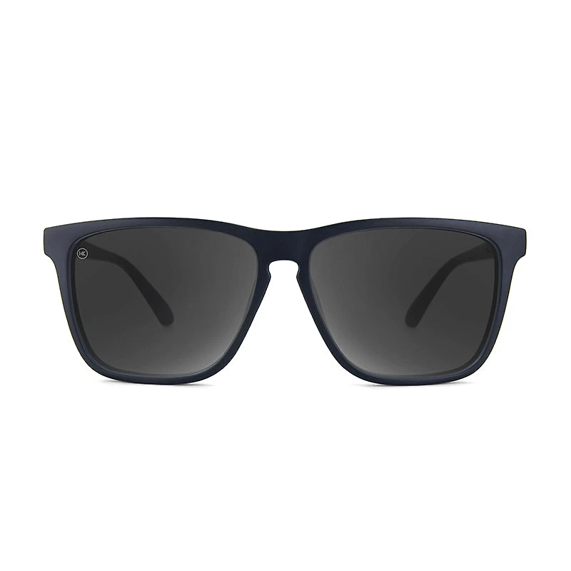 Knockaround® Fast Lanes Sunglasses Matte Black on Black Smoke