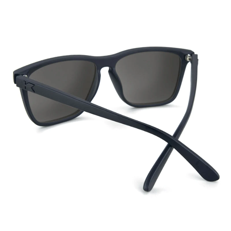 Knockaround® Fast Lanes Sunglasses Matte Black on Black Smoke