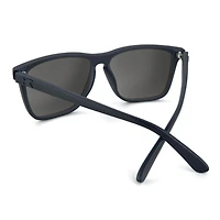 Knockaround® Fast Lanes Sunglasses Matte Black on Black Smoke