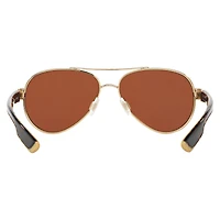 Loreto Rose Gold Frames with Green Mirrored Lens 580P
