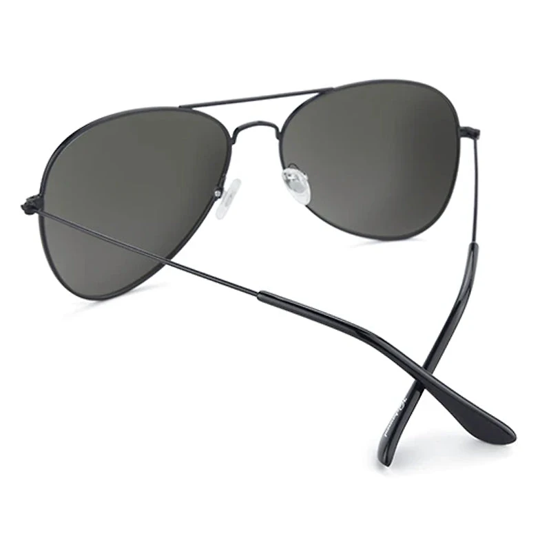Knockaround® Mile High Sunglasses in Black and Smoke