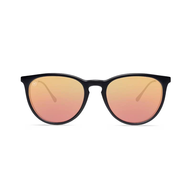 Knockaround® Mary Jane Sunglasses in Matte Black and Rose Gold