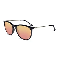 Knockaround® Mary Jane Sunglasses in Matte Black and Rose Gold