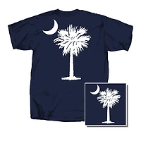 Palm Front and Back Short Sleeve T-Shirt