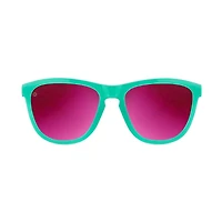 Knockaround® Premium Sports Sunglasses in Aquamarine and Fuchsia