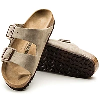 Women's Arizona Suede Leather Sandals Taupe
