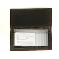 UGA Leather Concho Roper Wallet