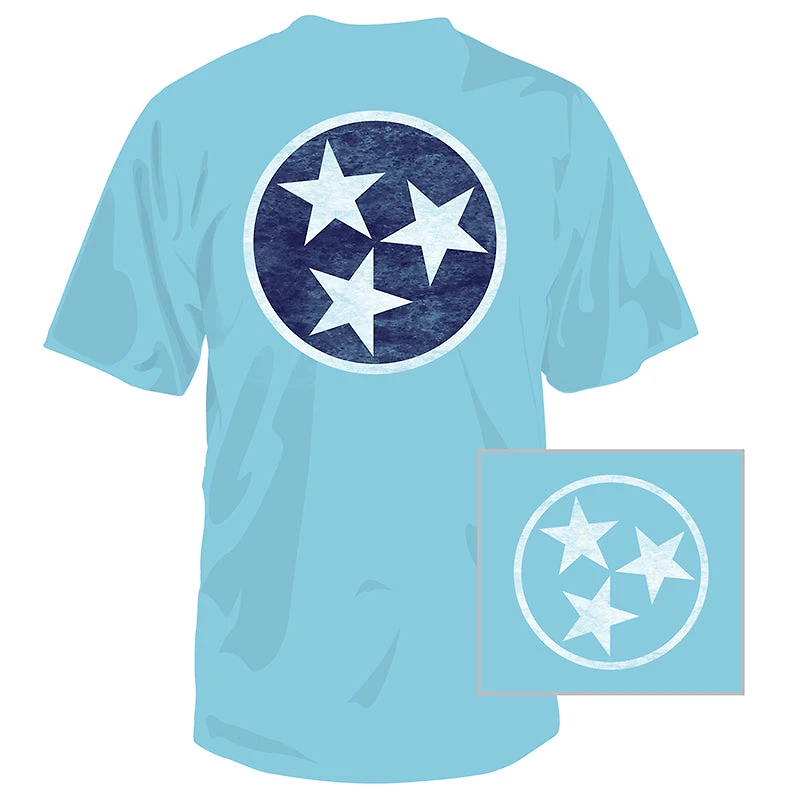 Tennessee Tri-Star Short Sleeve T-Shirt