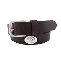 Palm Concho Leather Belt