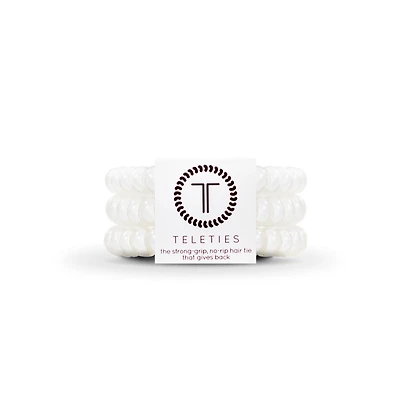 Coconut White Small Hair Tie 3 Pack