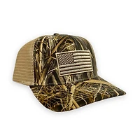 USA Camo Flag Trucker