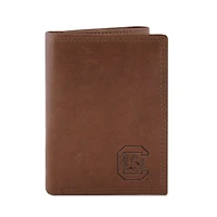 USC Embossed Leather Trifold