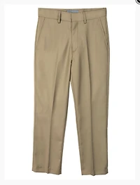 Boys Tan Slim Dress Pants