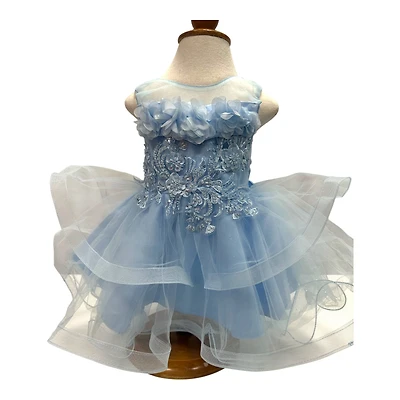 Sky Blue ruffle dress