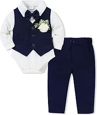 Paparazzi Midnight Blue Boys 5 pc Vest Set
