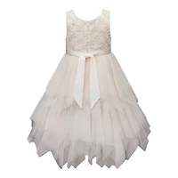 Blush Pink Ruffle Dress