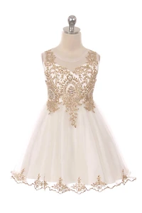 Designer Graduation Dress Ivory