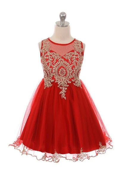 Designer Graduation Dress Red