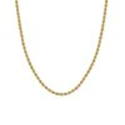 18″-22″ 2mm Rope Chain 10kt Yellow Gold