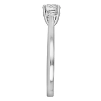 Colourless Collection Solitaire Engagement Ring with Carat TW of Diamonds in 18kt White Gold