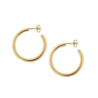 Katie 31MM Hoop Earrings in 10kt Yellow Gold