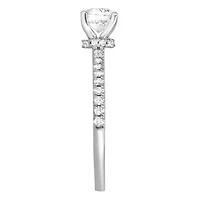 Colourless Collection Solitaire Engagement Ring with .80 Carat TW of Diamonds in 18kt White Gold