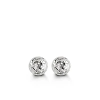 5MM Ball Earrings in 10kt White Gold