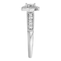 Bridal Set with .50 Carat TW of Diamonds in 10kt White Gold