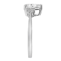 Engagement Ring with .79 Carat TW of Diamonds in 18kt White Gold