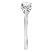 Colourless Collection Solitaire Engagement Ring with 1.05 Carat TW of Diamonds in 18kt White Gold